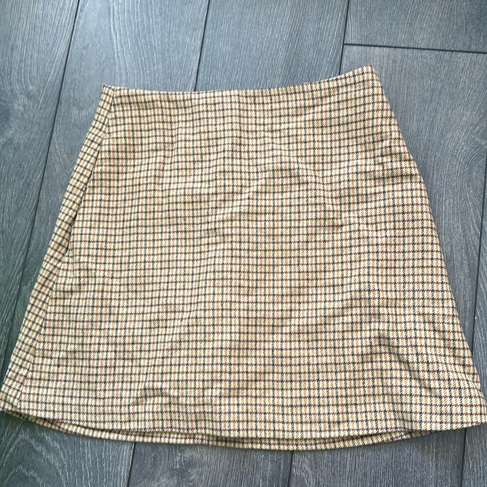Wilfred Renee plaid mini skirt